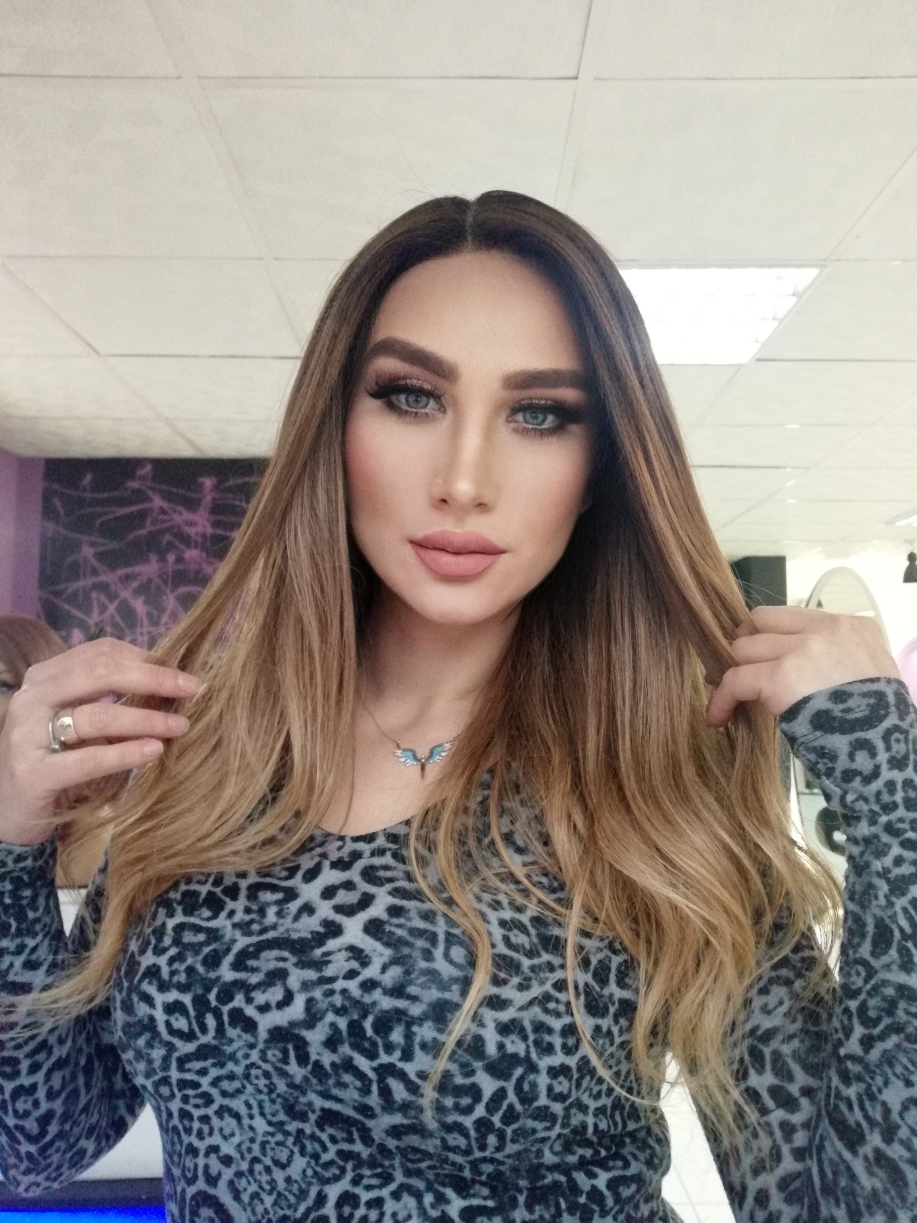 GLORIA KAHVERENGİ SARIŞIN OMBRELİ DANTEL PERUK ÜNİTESİ
