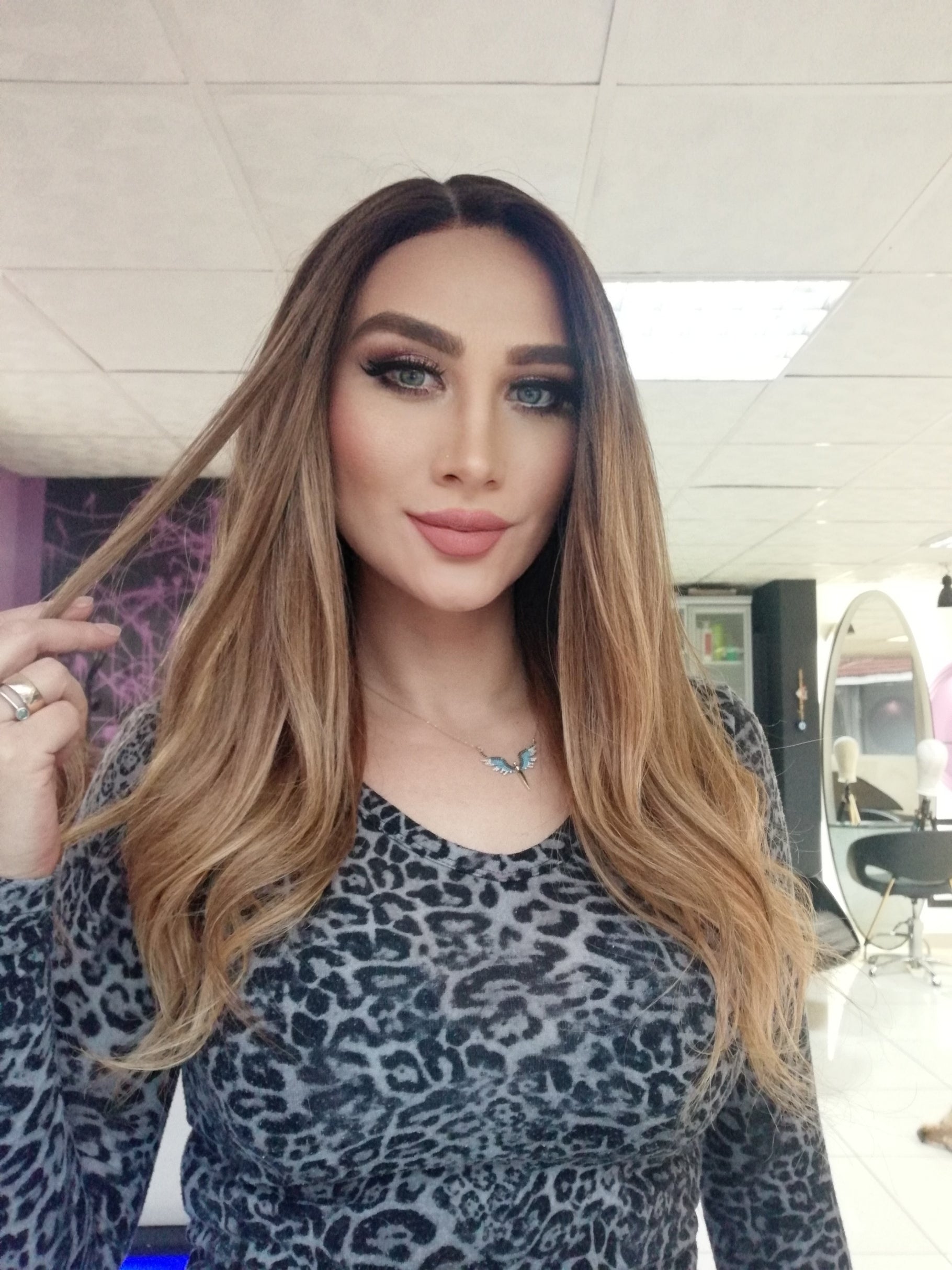 GLORIA KAHVERENGİ SARIŞIN OMBRELİ DANTEL PERUK ÜNİTESİ
