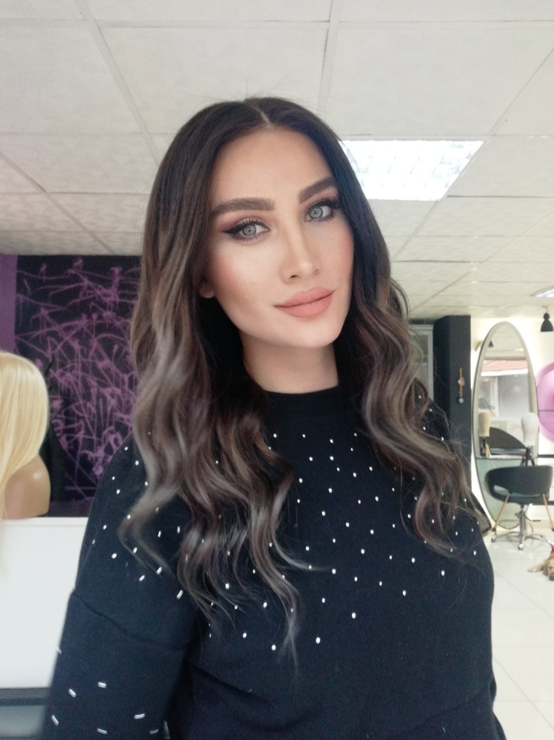 MELISSA KÜL SARIŞIN IŞILTILI DANTEL PERUK ÜNİTESİ