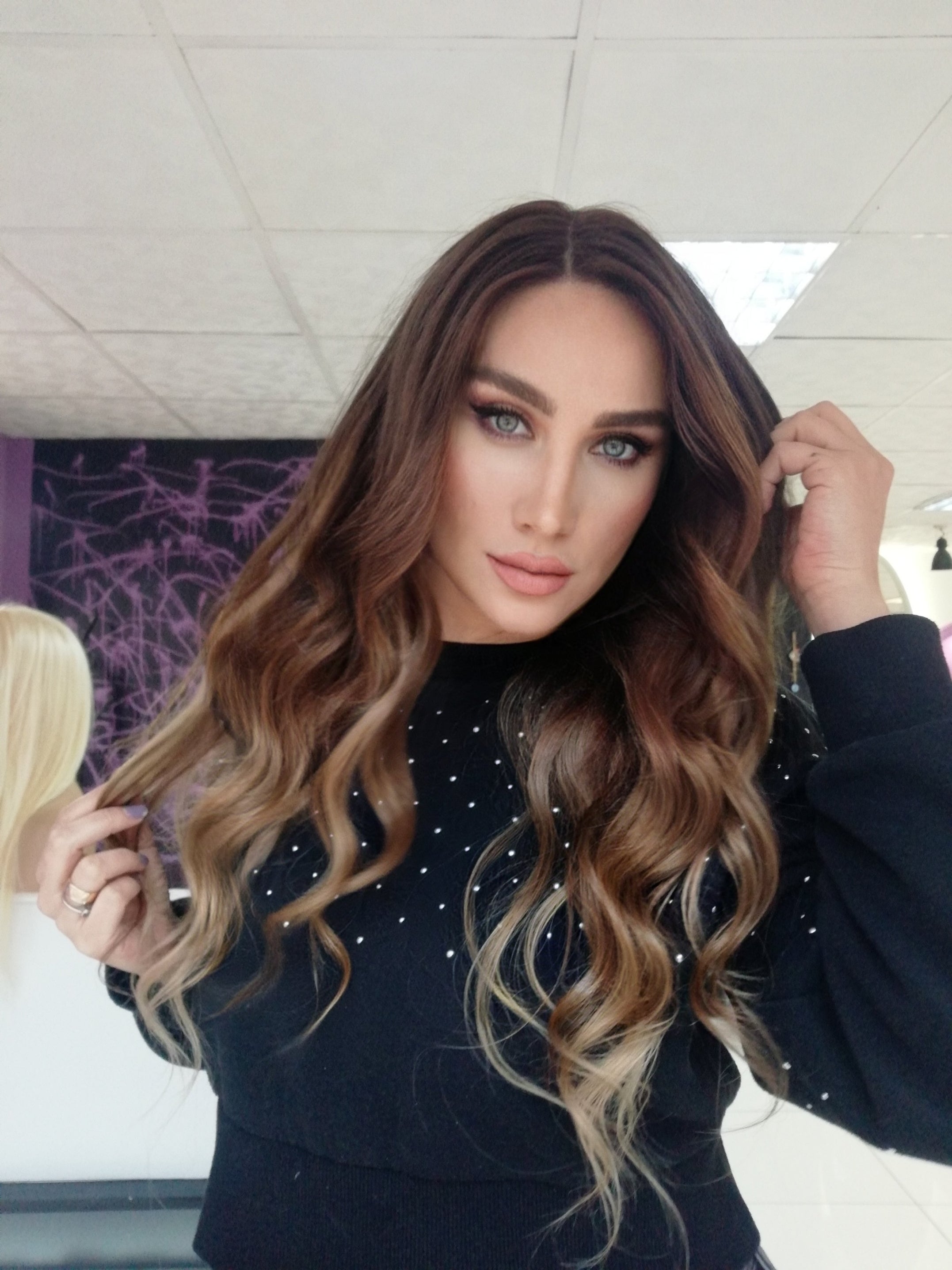VANESSA KAHVERENGİ IŞILTILI DANTEL PERUK ÜNİTESİ