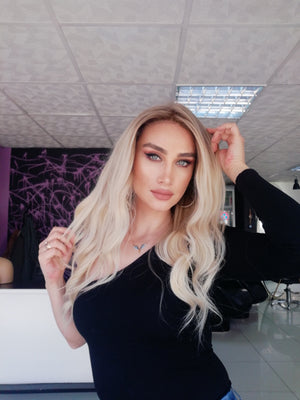 LAVIN SARIŞIN OMBRELİ DANTEL PERUK ÜNİTESİ