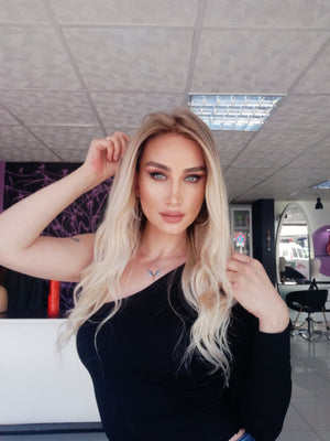 LAVIN SARIŞIN OMBRELİ DANTEL PERUK ÜNİTESİ