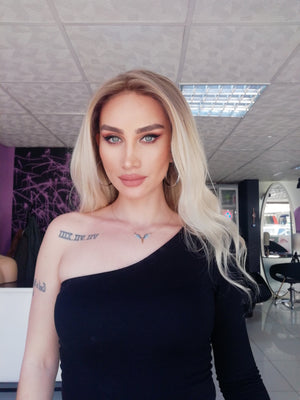 LAVIN SARIŞIN OMBRELİ DANTEL PERUK ÜNİTESİ