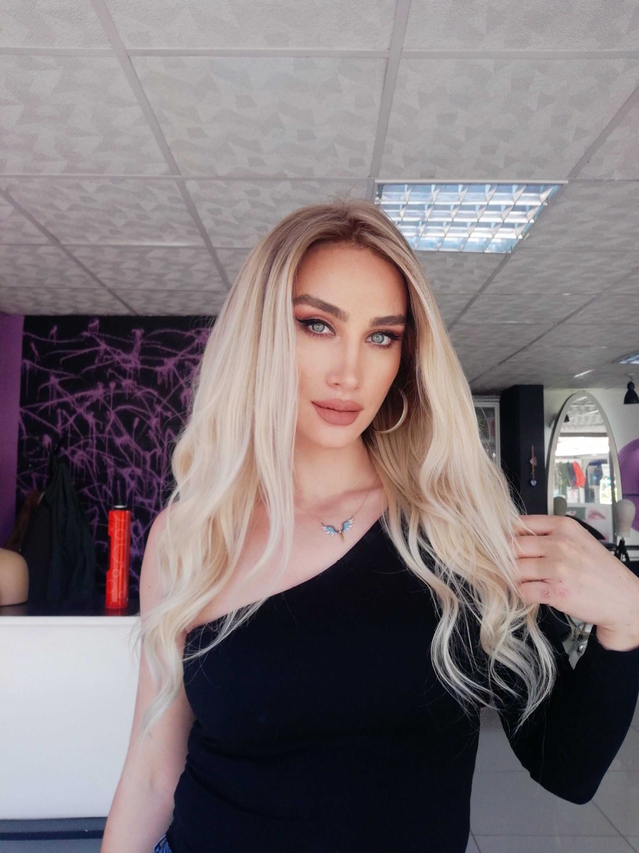 LAVIN SARIŞIN OMBRELİ DANTEL PERUK ÜNİTESİ