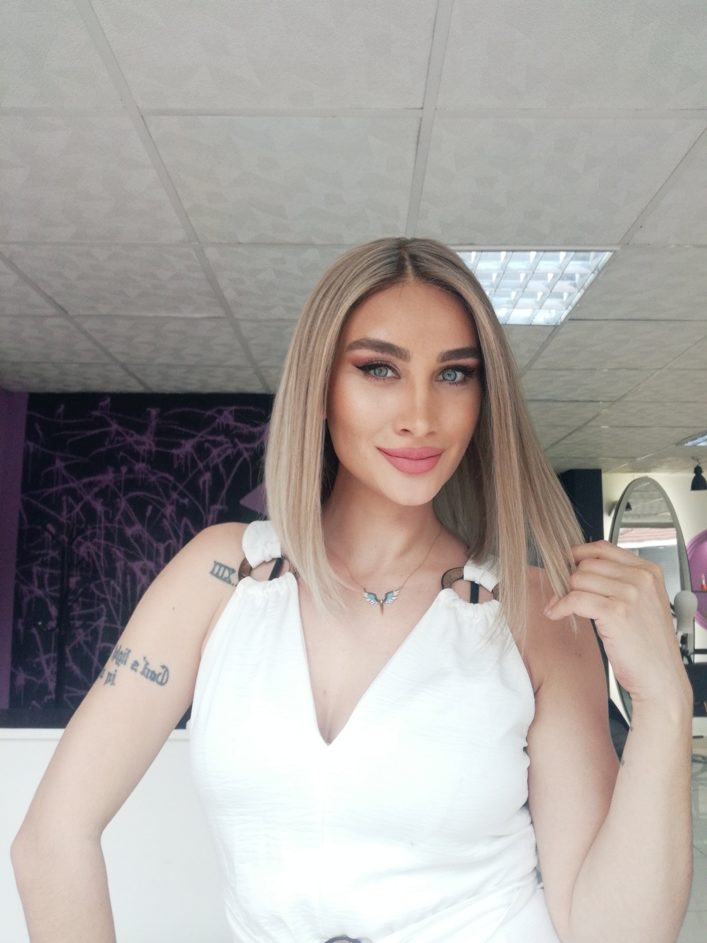 VALENTIA SARIŞIN BOB RÖFLELİ DANTEL PERUK ÜNİTESİ