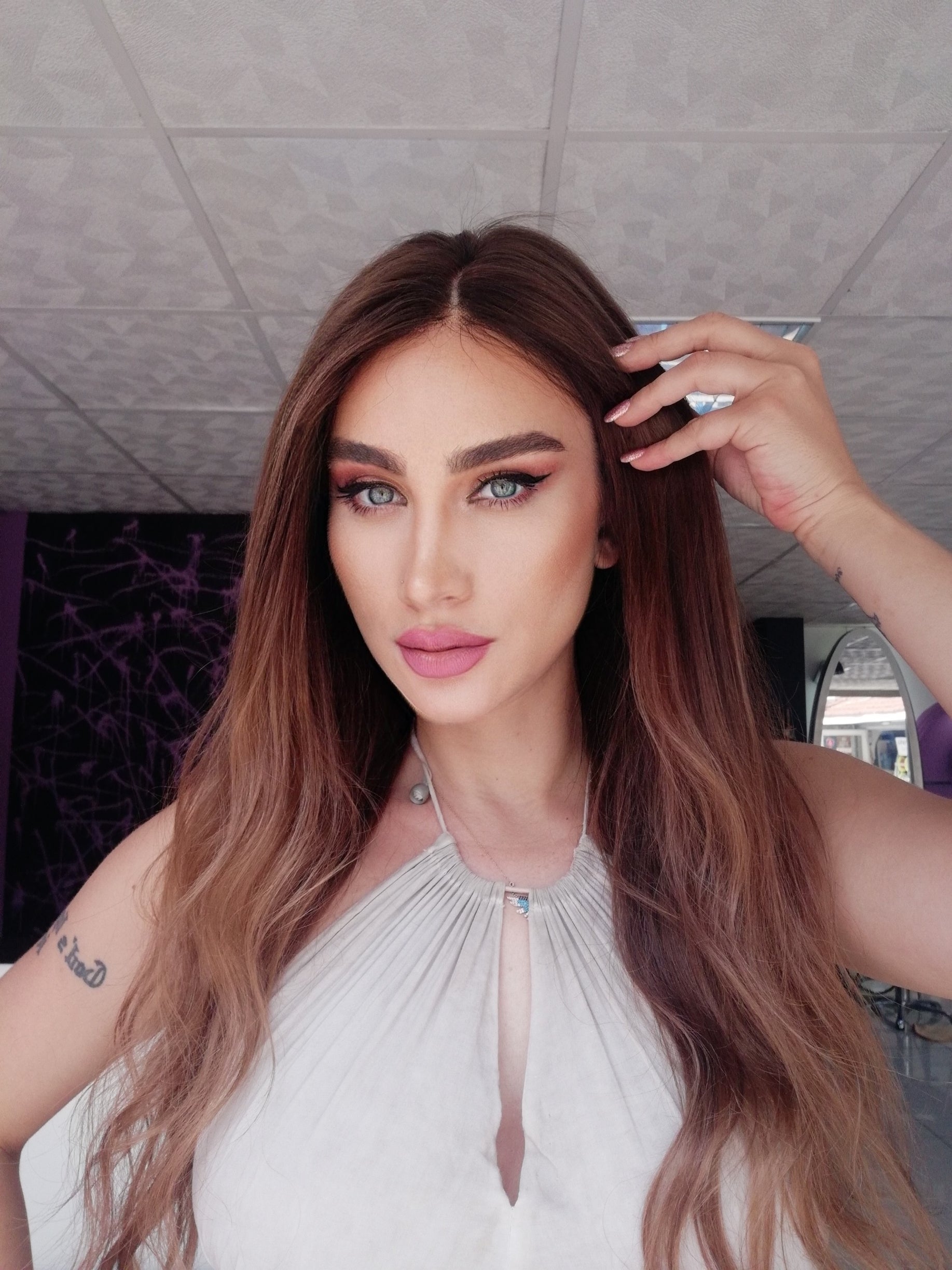 RICARDA KAHVERENGİ OMBRELİ DANTEL PERUK ÜNİTESİ
