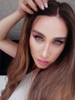 RICARDA KAHVERENGİ OMBRELİ DANTEL PERUK ÜNİTESİ