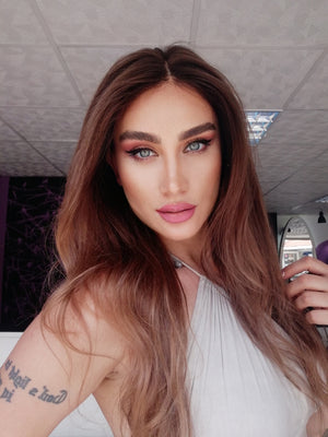 RICARDA KAHVERENGİ OMBRELİ DANTEL PERUK ÜNİTESİ