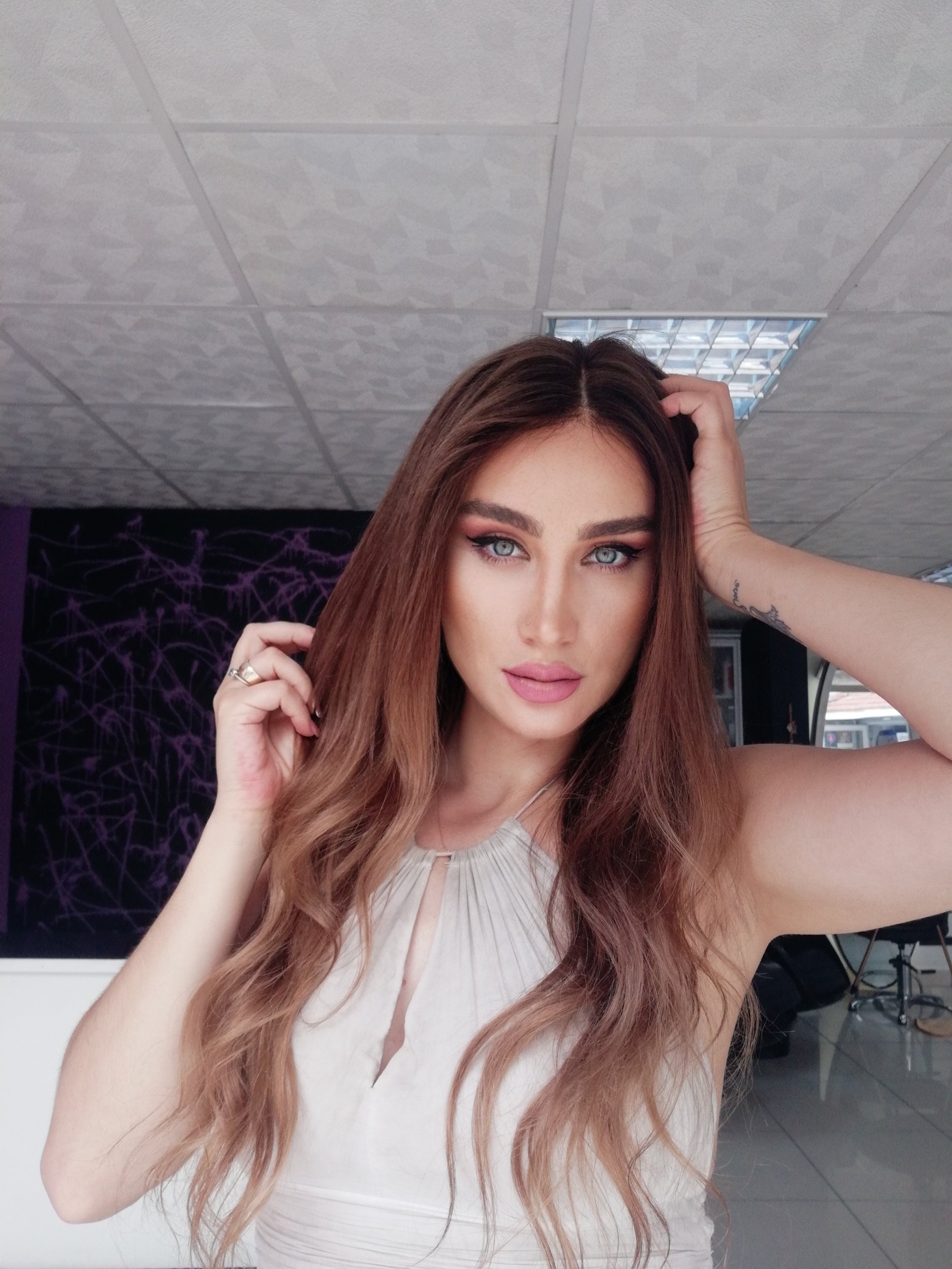RICARDA KAHVERENGİ OMBRELİ DANTEL PERUK ÜNİTESİ