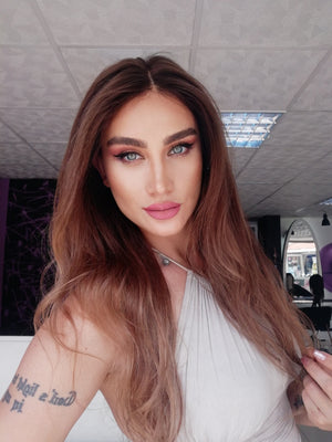 RICARDA KAHVERENGİ OMBRELİ DANTEL PERUK ÜNİTESİ