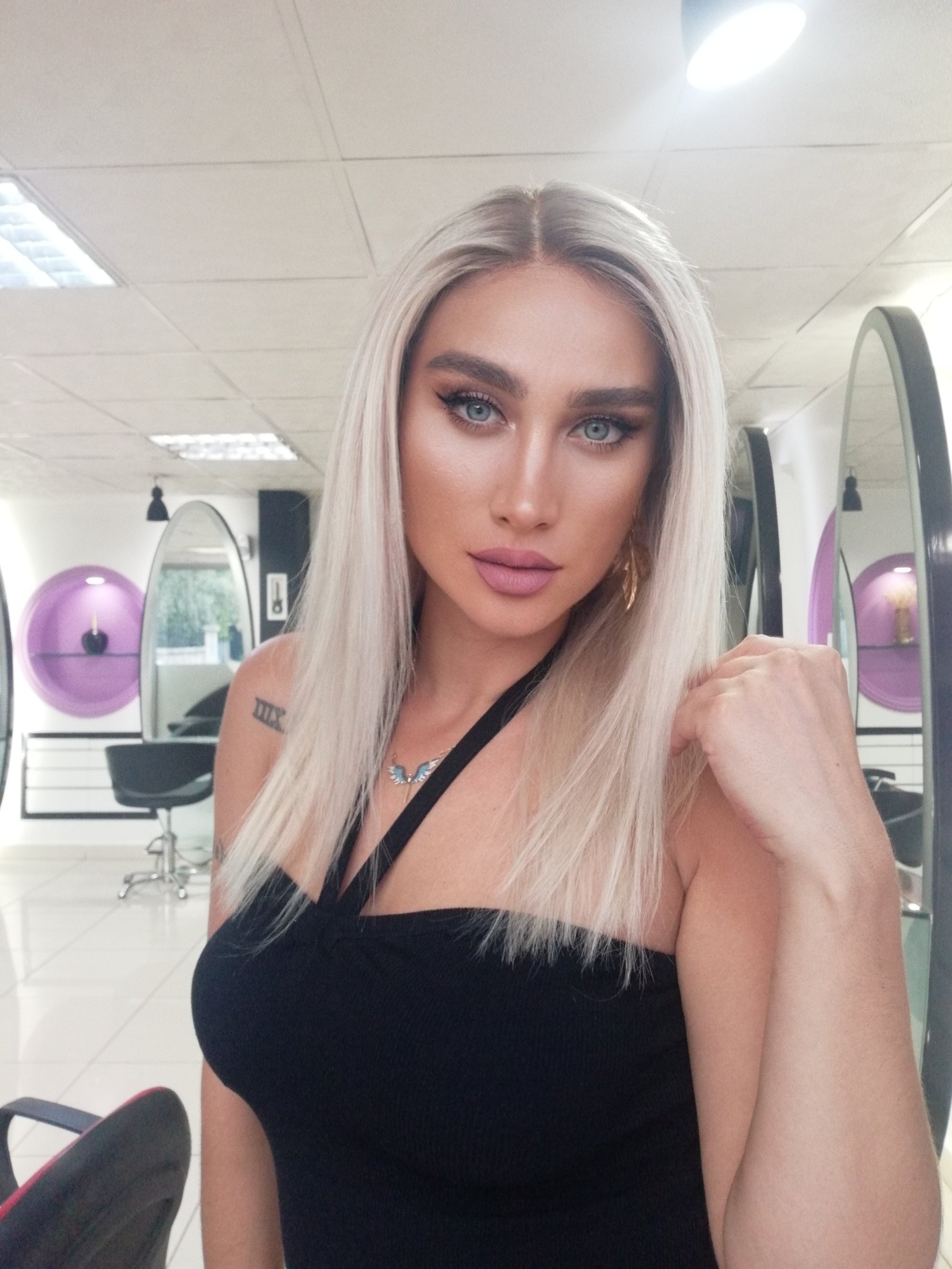 CAROL PLATİN SARIŞIN OMBRELİ DANTEL PERUK ÜNİTESİ