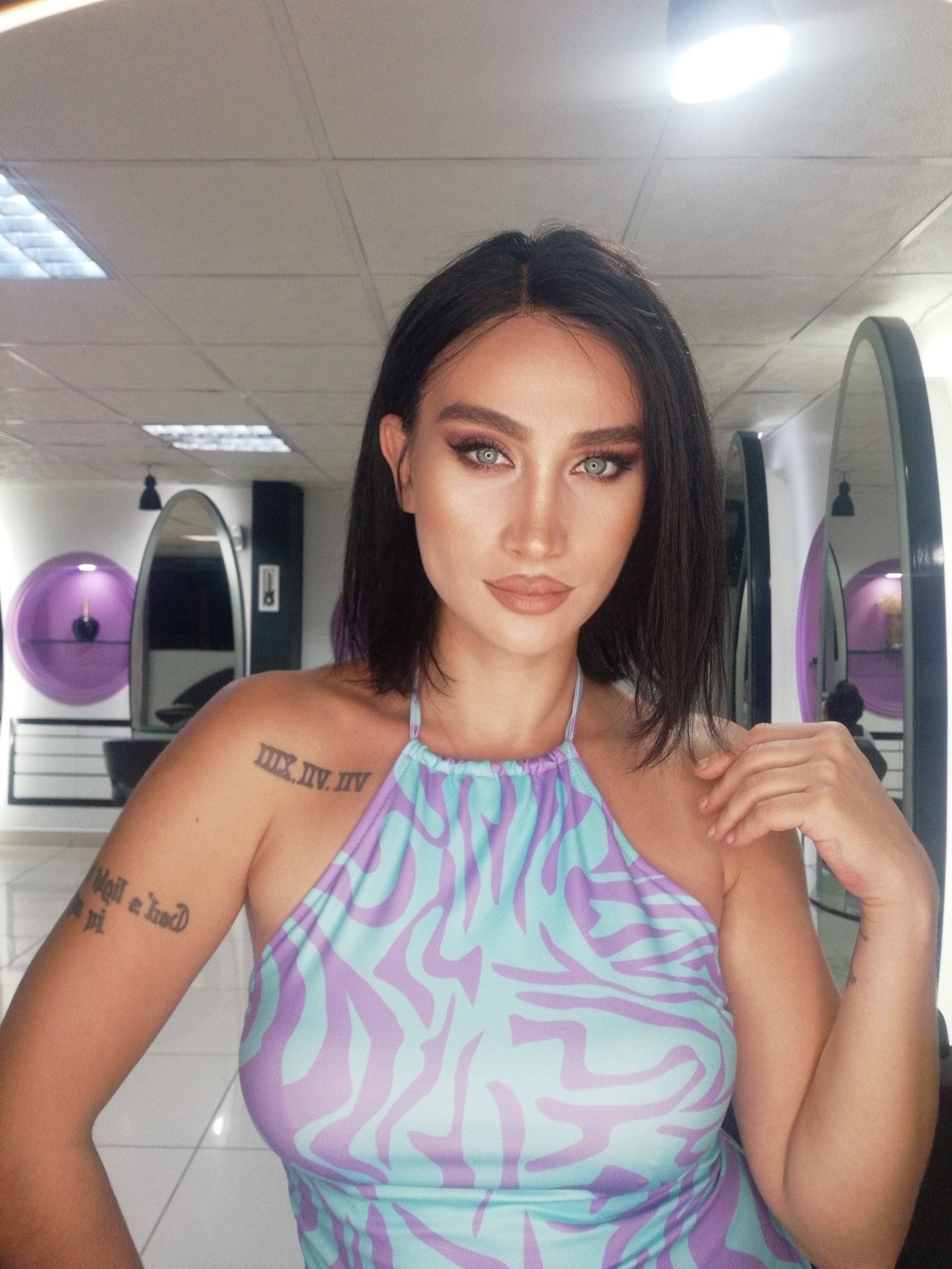 SANDALFON KOYU KESTANE BOB DANTEL PERUK ÜNİTESİ
