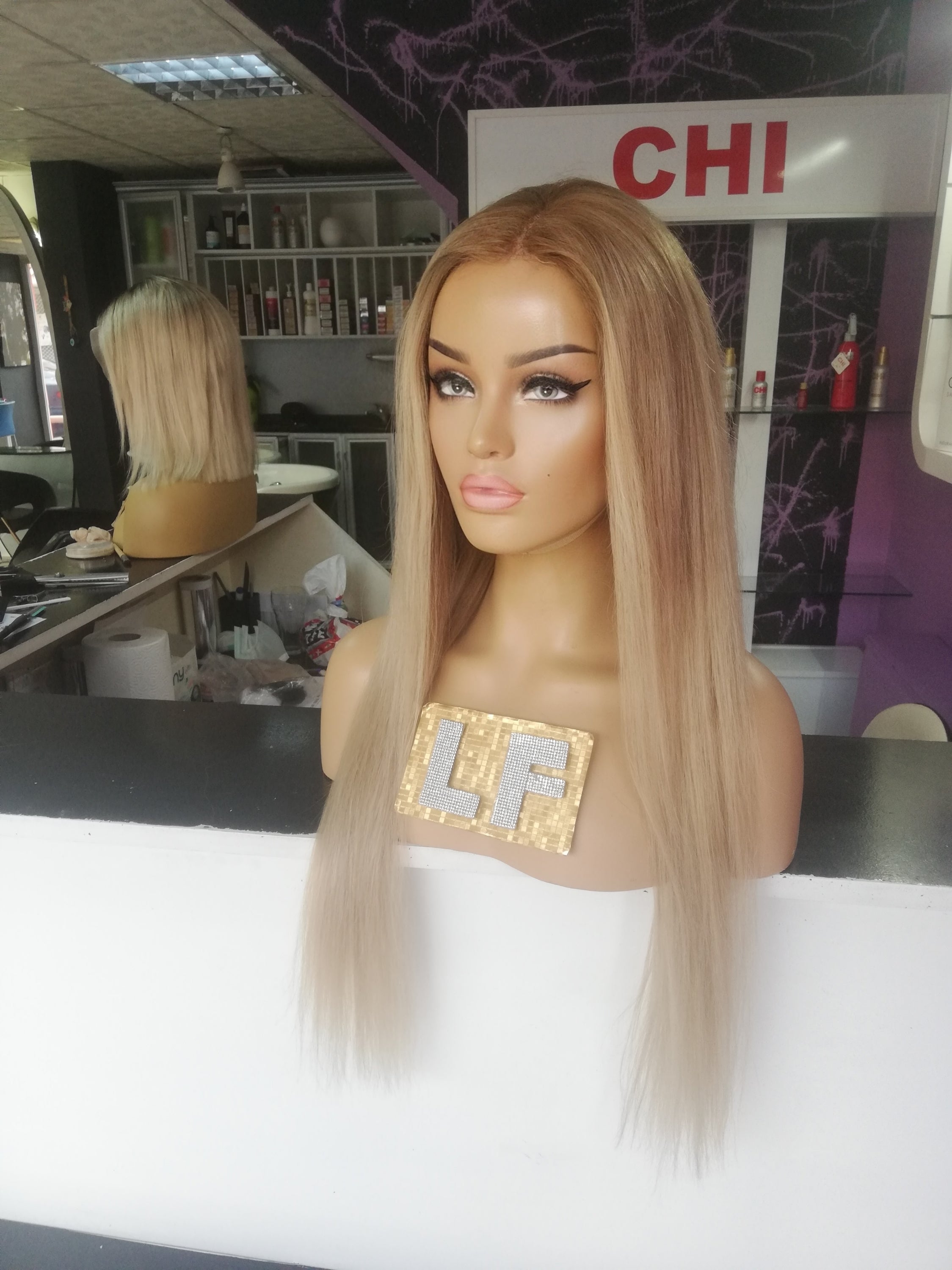 ARLEINE SARIŞIN OMBRE DANTEL PERUK ÜNİTESİ