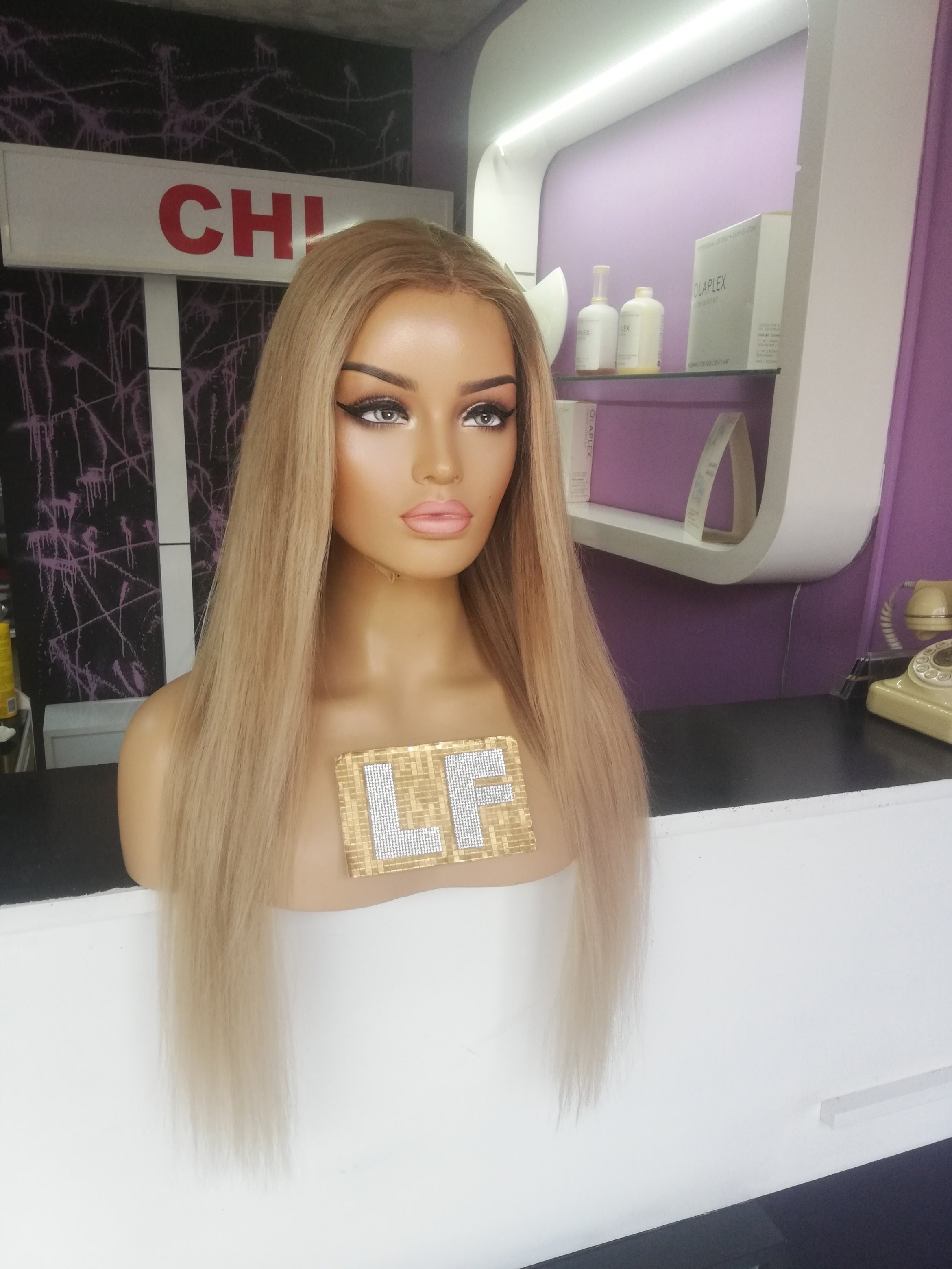 ARLEINE SARIŞIN OMBRE DANTEL PERUK ÜNİTESİ