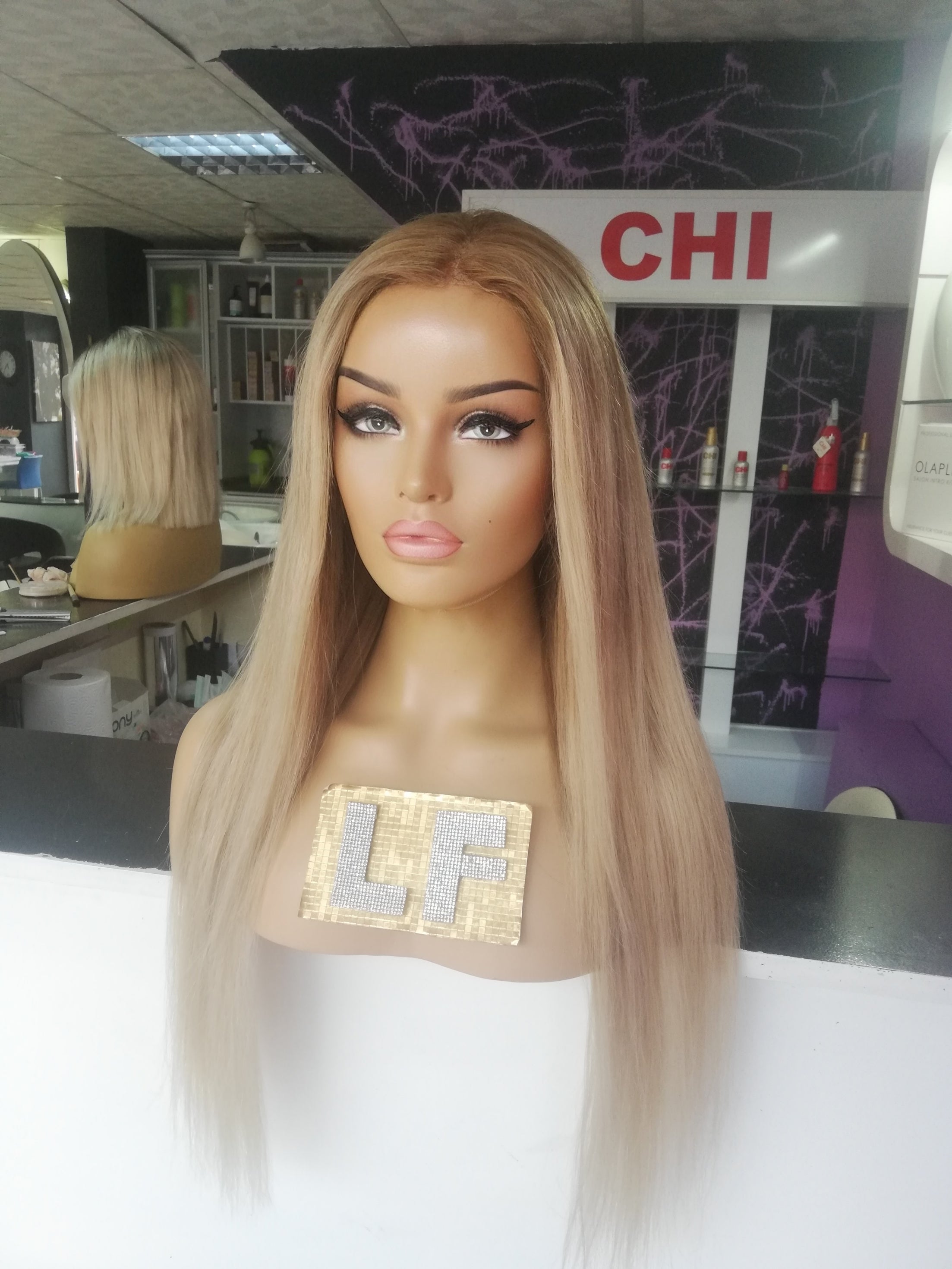 ARLEINE SARIŞIN OMBRE DANTEL PERUK ÜNİTESİ