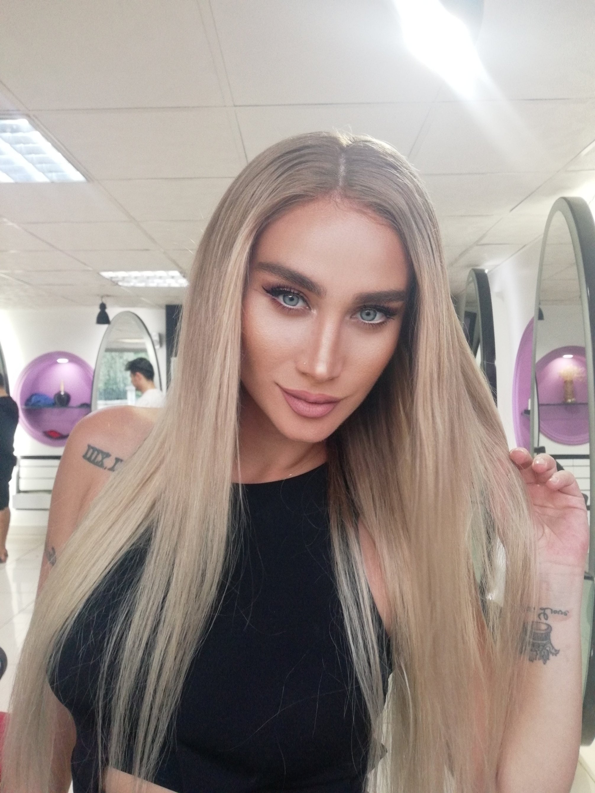 ARLEINE SARIŞIN OMBRE DANTEL PERUK ÜNİTESİ