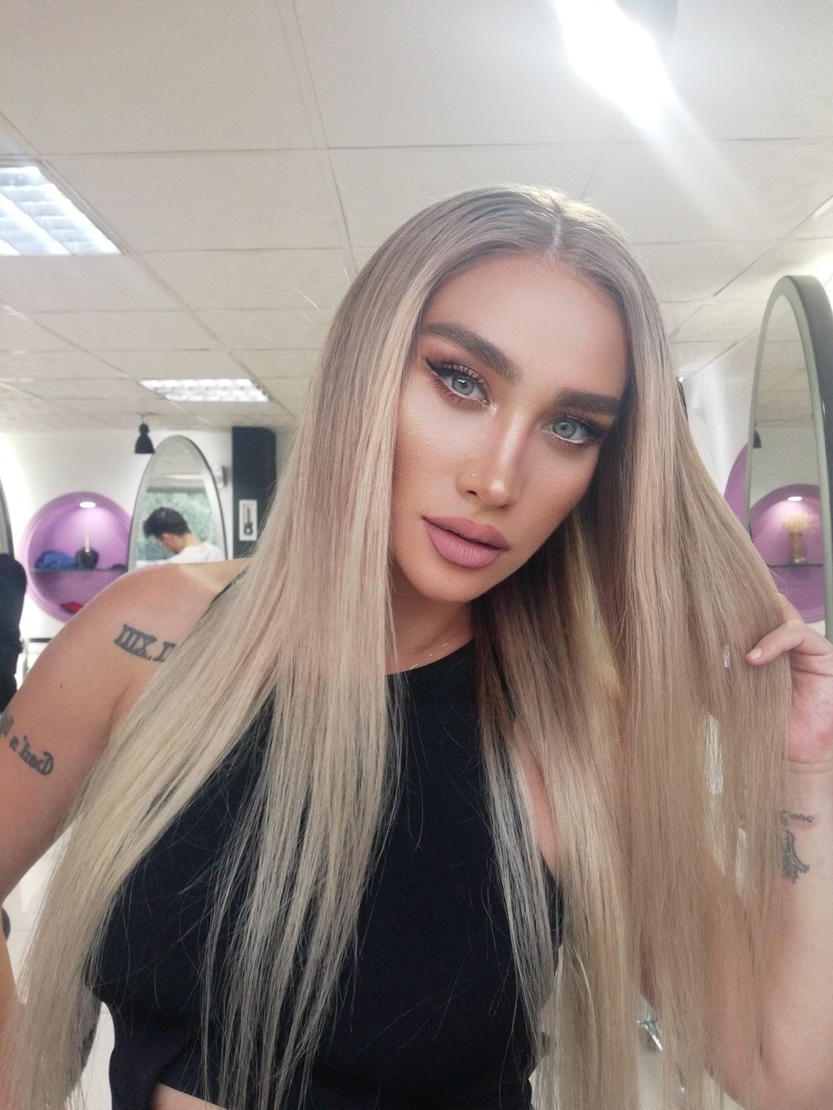 ARLEINE SARIŞIN OMBRE DANTEL PERUK ÜNİTESİ