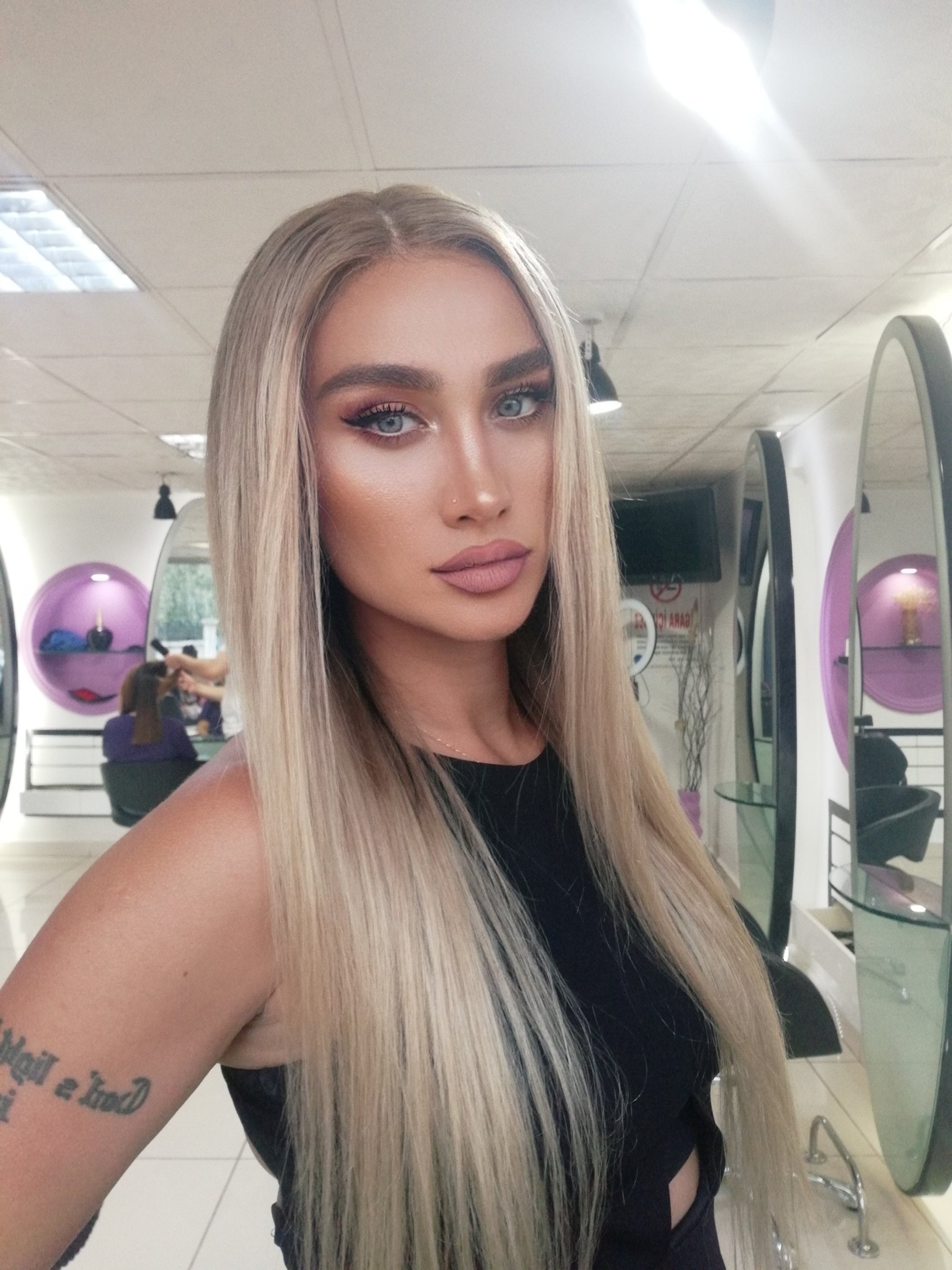 ARLEINE SARIŞIN OMBRE DANTEL PERUK ÜNİTESİ