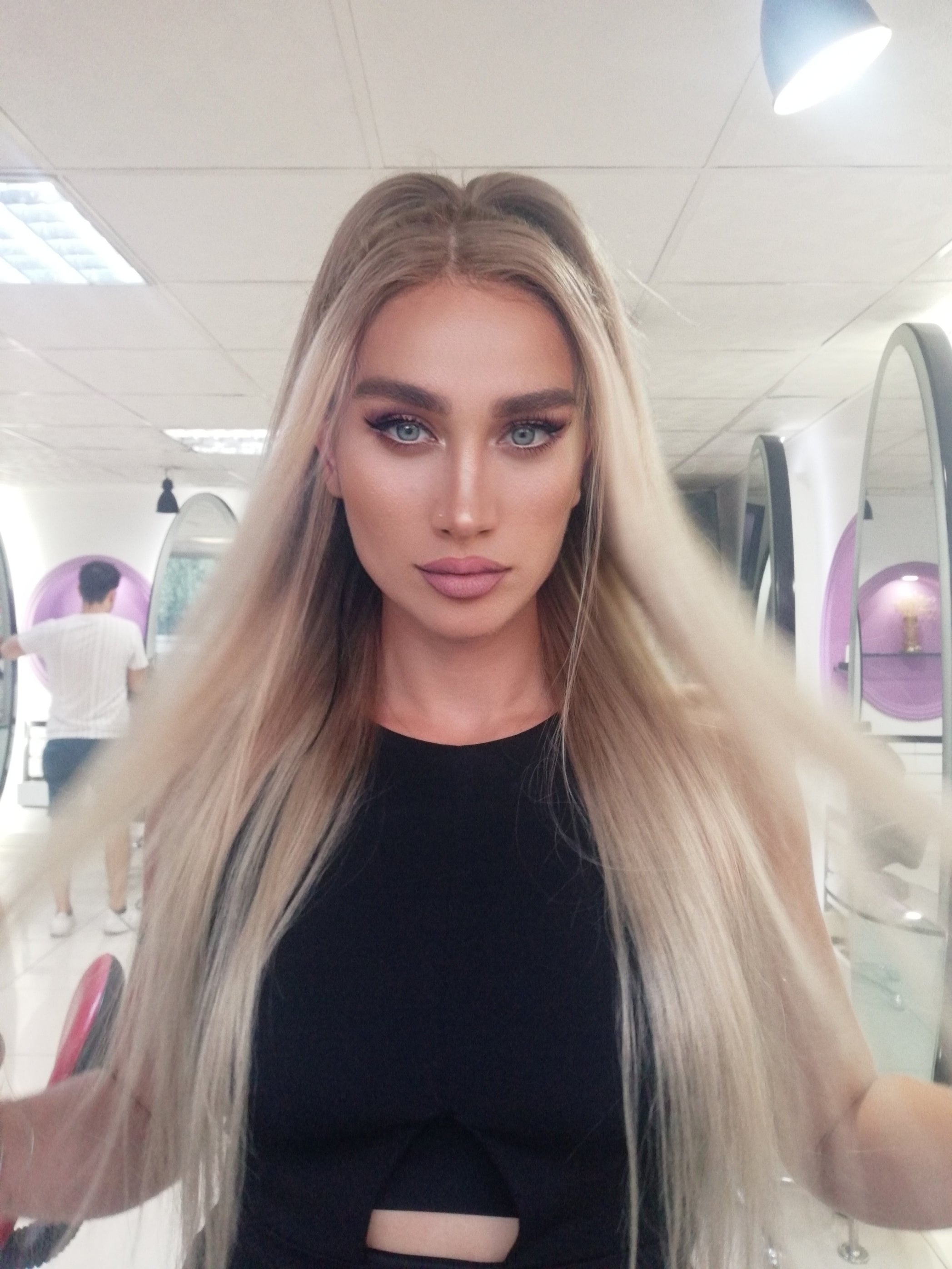 ARLEINE SARIŞIN OMBRE DANTEL PERUK ÜNİTESİ