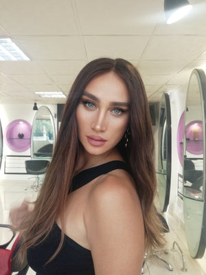 RACHEL KAHVERENGİ OMBRE DANTEL PERUK ÜNİTESİ
