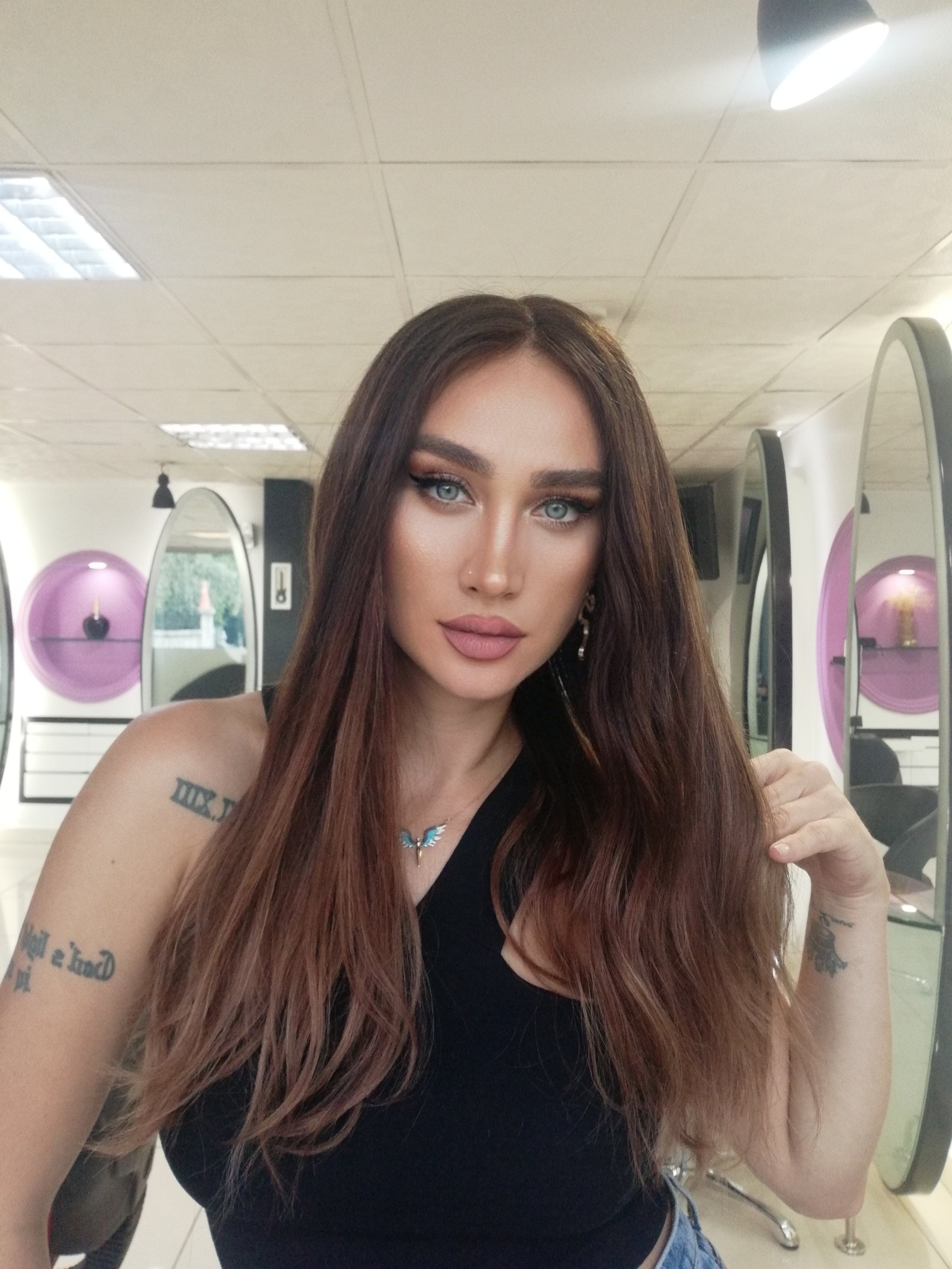 RACHEL KAHVERENGİ OMBRE DANTEL PERUK ÜNİTESİ