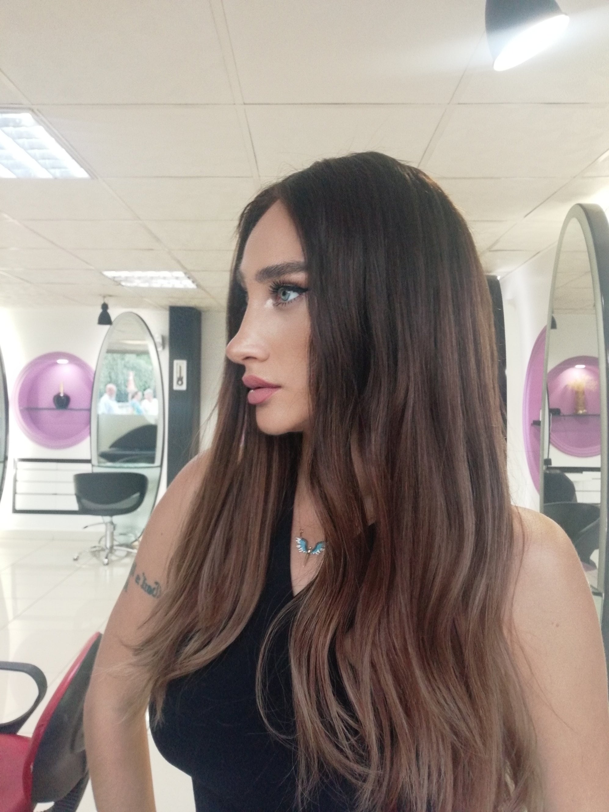 RACHEL KAHVERENGİ OMBRE DANTEL PERUK ÜNİTESİ