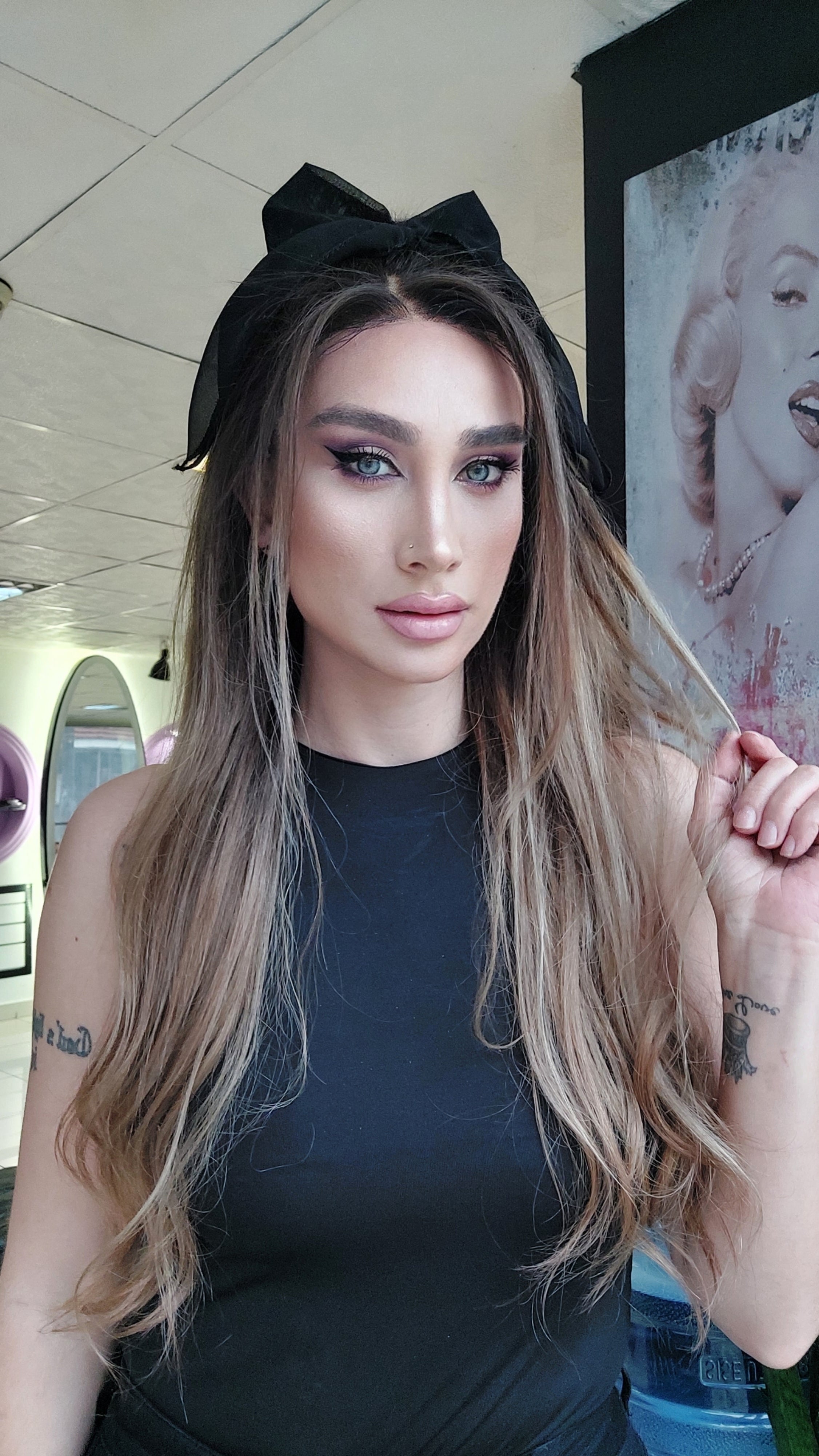 EMANUELA KARAMEL OMBRELİ DANTEL PERUK ÜNİTESİ