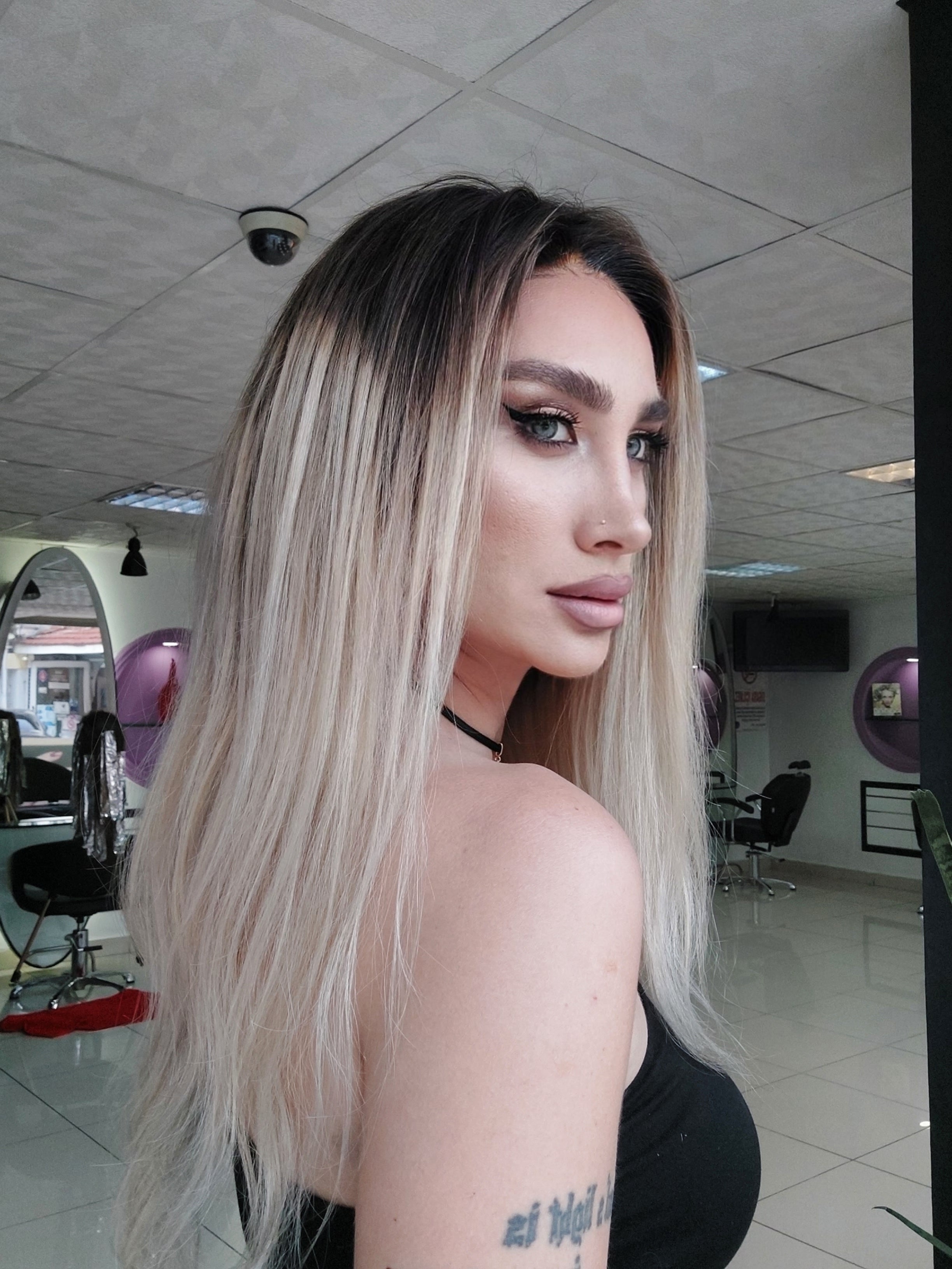 MIRABELLA KOYU KUMRAL SARIŞIN OMBRELİ DANTEL PERUK ÜNİTESİ