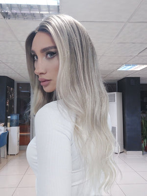 CHIARA AÇIK KÜLLÜ KUMRAL SARIŞIN OMBRELİ DANTEL PERUK ÜNİTESİ
