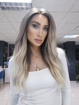 CHIARA AÇIK KÜLLÜ KUMRAL SARIŞIN OMBRELİ DANTEL PERUK ÜNİTESİ