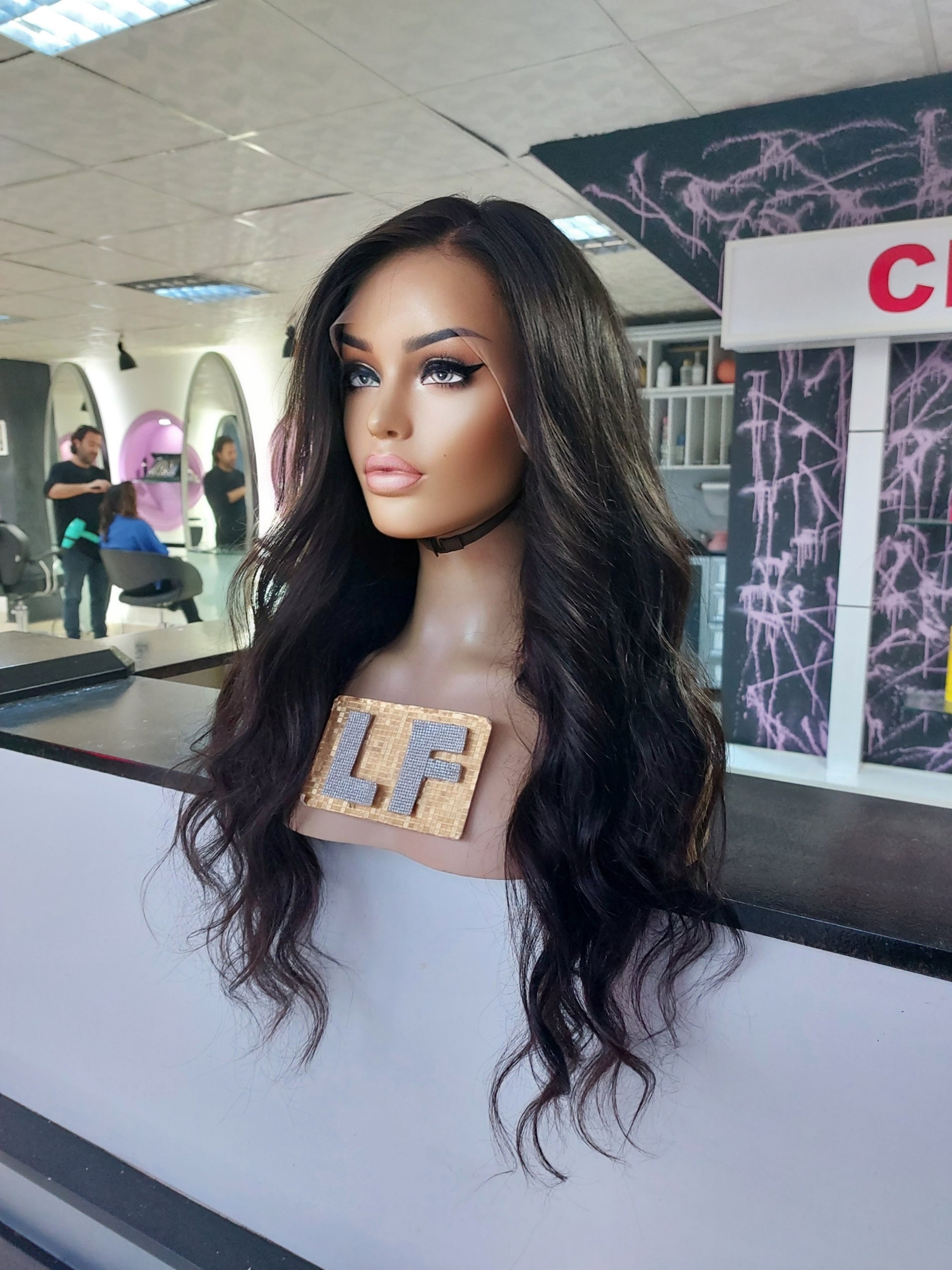 ERIKA KOYU KAHVE DANTEL PERUK ÜNİTESİ