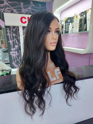ERIKA KOYU KAHVE DANTEL PERUK ÜNİTESİ