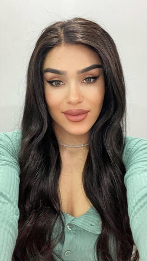 ERIKA KOYU KAHVE DANTEL PERUK ÜNİTESİ