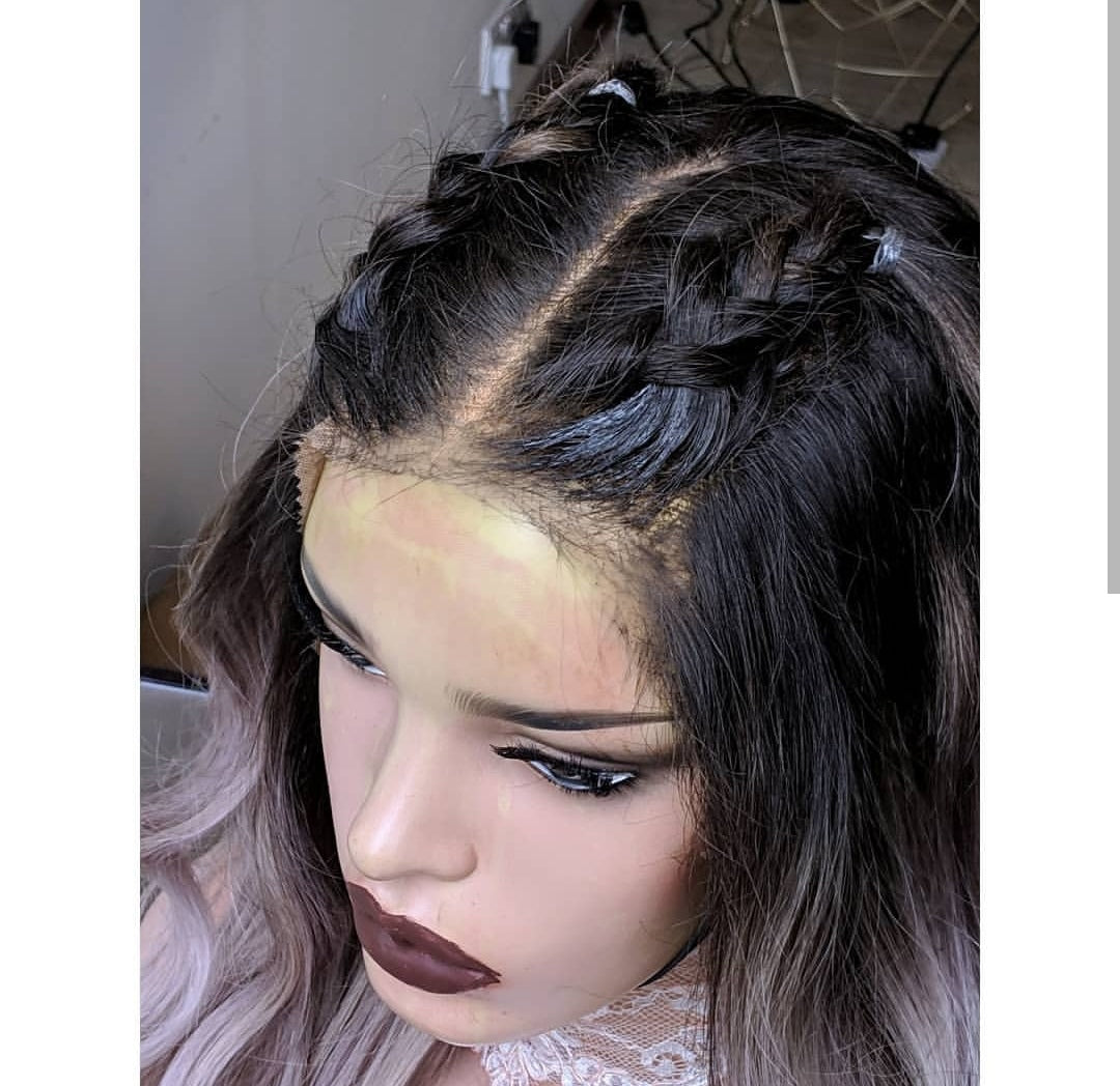 NATALIE GRİ OMBRE DANTEL PERUK ÜNİTESİ