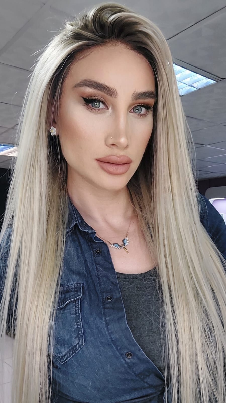 LENA PLATİN SARIŞIN DANTEL PERUK ÜNİTESİ