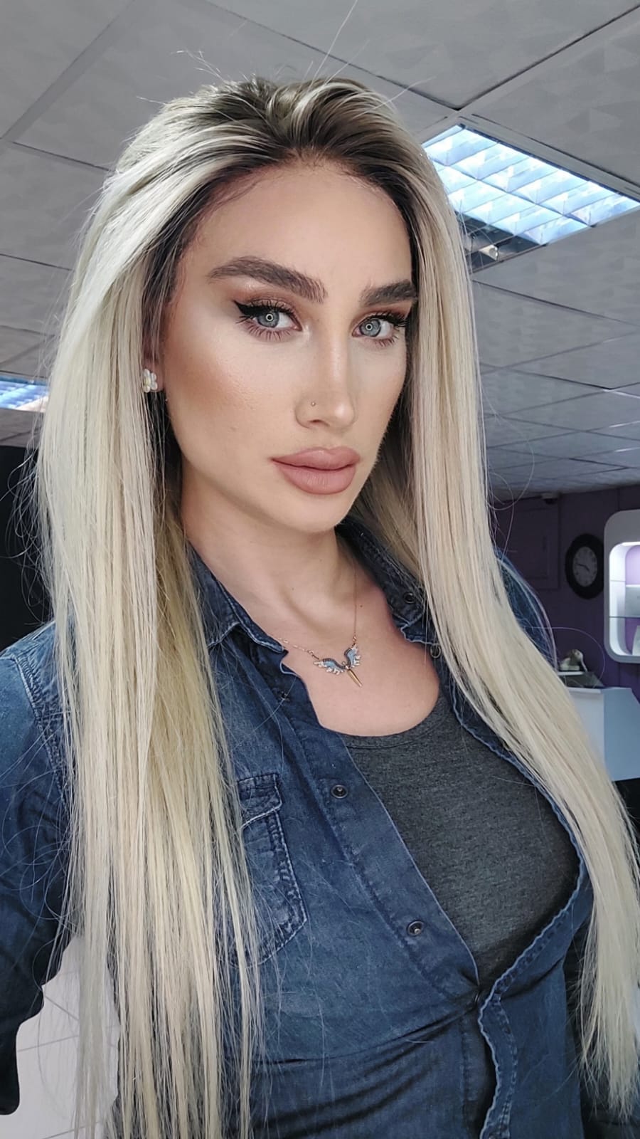 LENA PLATİN SARIŞIN DANTEL PERUK ÜNİTESİ