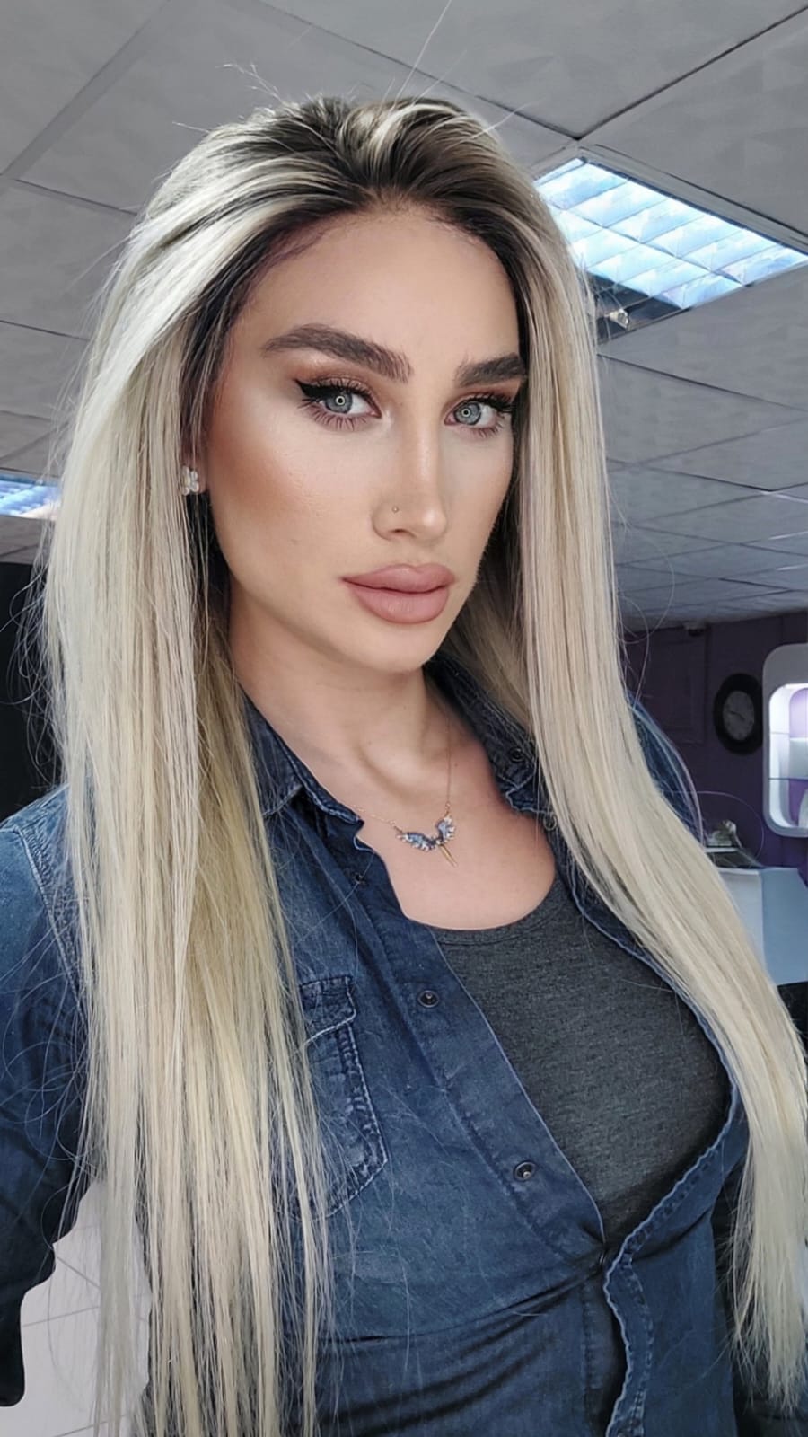 LENA PLATİN SARIŞIN DANTEL PERUK ÜNİTESİ