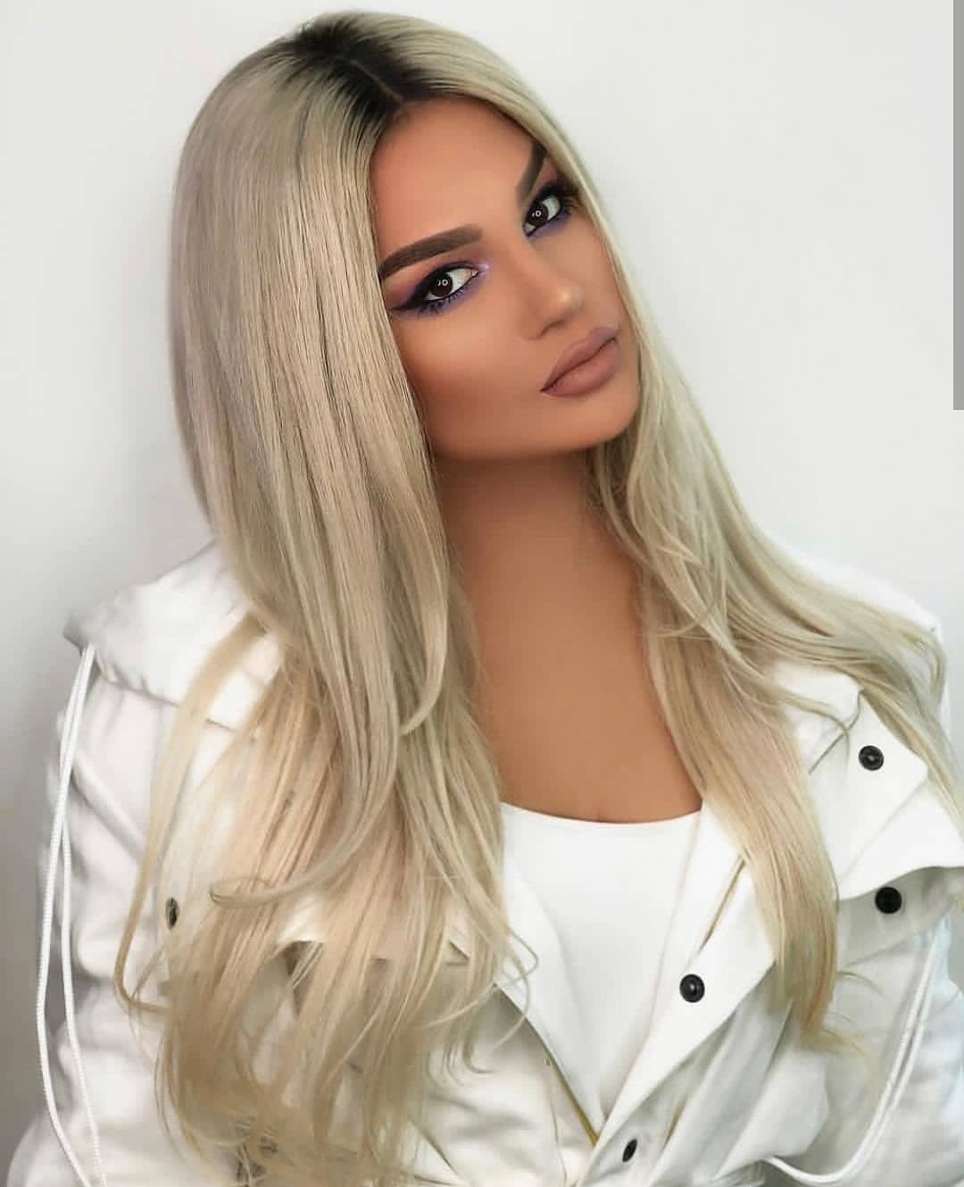 ESTELLE PLATIN SARIŞIN DANTEL PERUK ÜNİTESİ