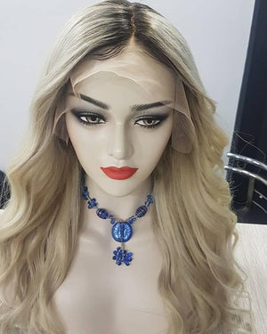 JASMIN CREAM SARIŞIN DANTEL PERUK ÜNİTESİ