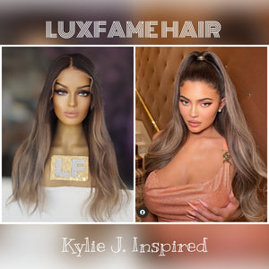 KYLIE J. SARIŞIN OMBRELİ DANTEL PERUK ÜNİTESİ