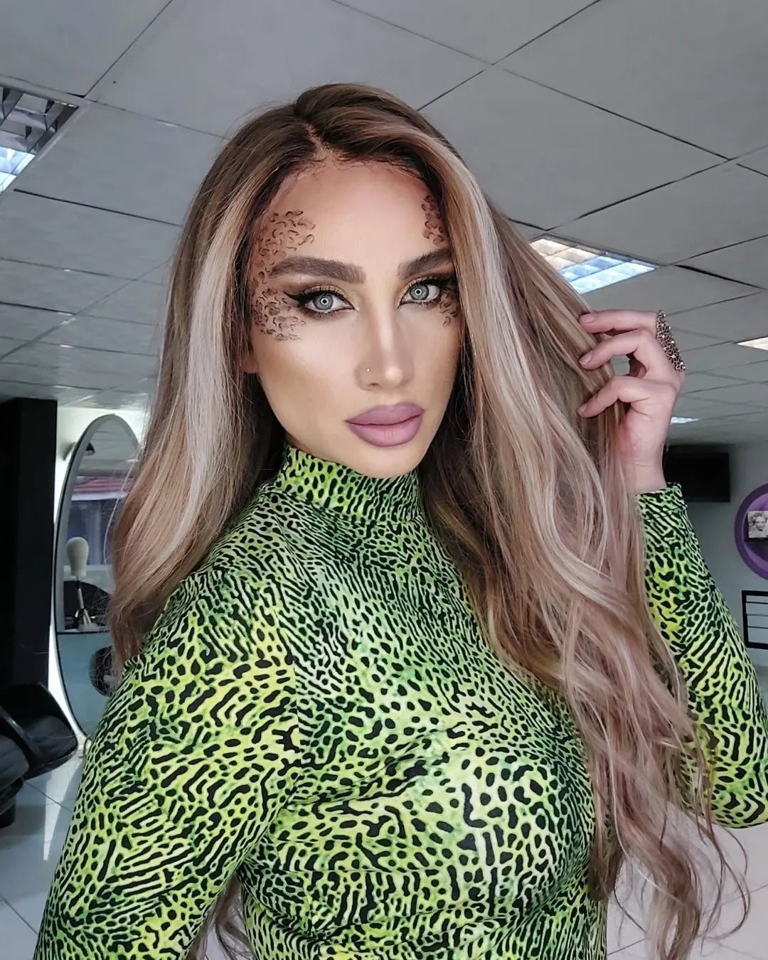 NATALIE KUMRAL ZEMİN SARIŞIN BALYAJ DANTEL PERUK ÜNİTESİ
