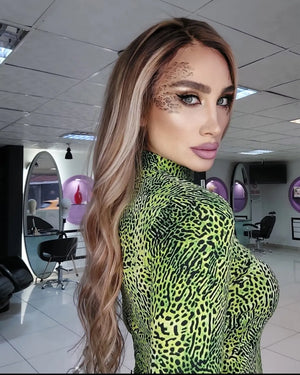 NATALIE KUMRAL ZEMİN SARIŞIN BALYAJ DANTEL PERUK ÜNİTESİ