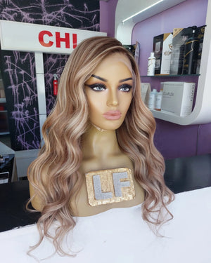 ROSE GOLD VICTORIA DANTEL PERUK ÜNİTESİ