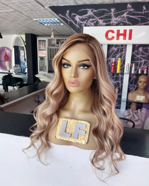 ROSE GOLD VICTORIA DANTEL PERUK ÜNİTESİ