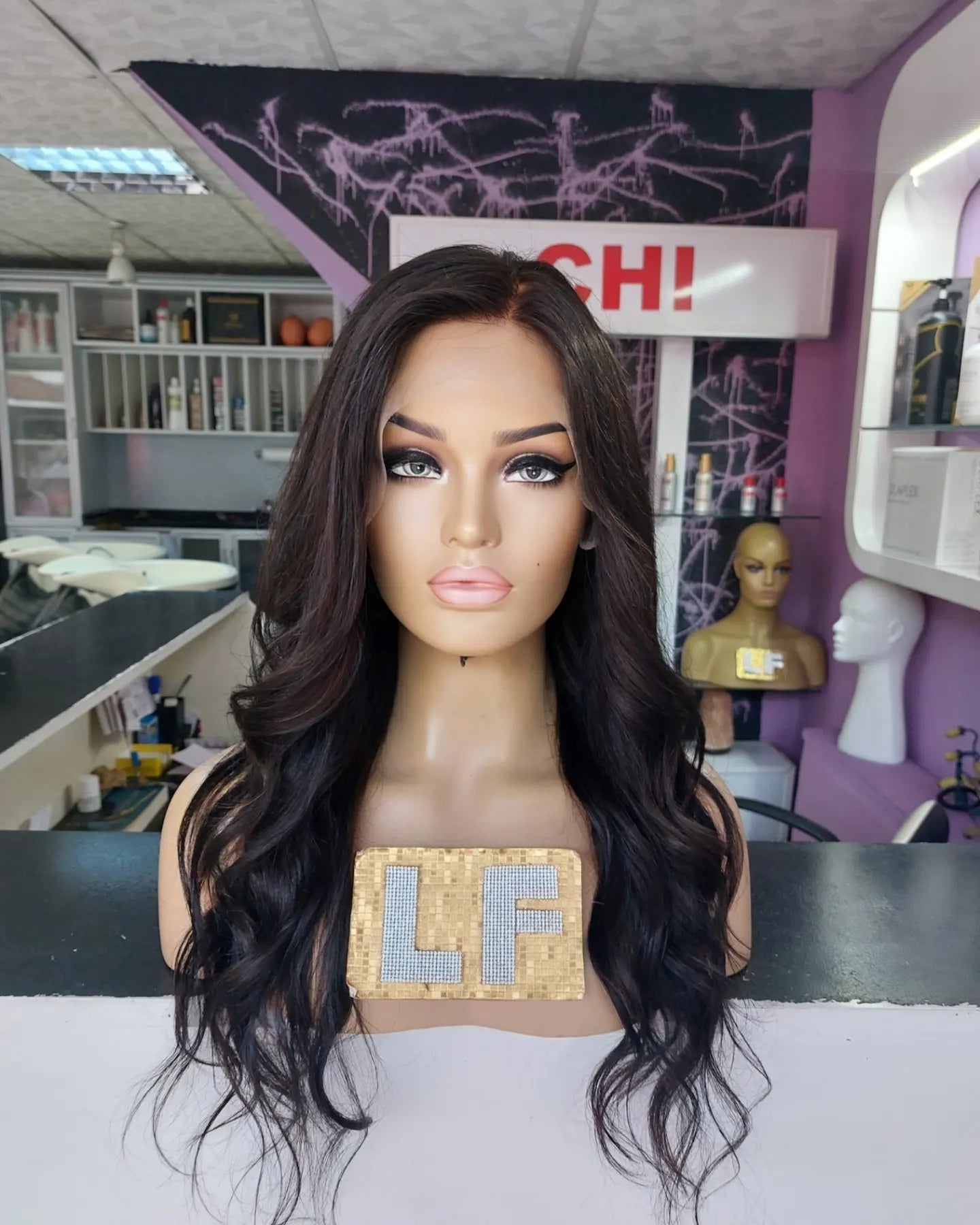 ERIKA KOYU KAHVE DANTEL PERUK ÜNİTESİ