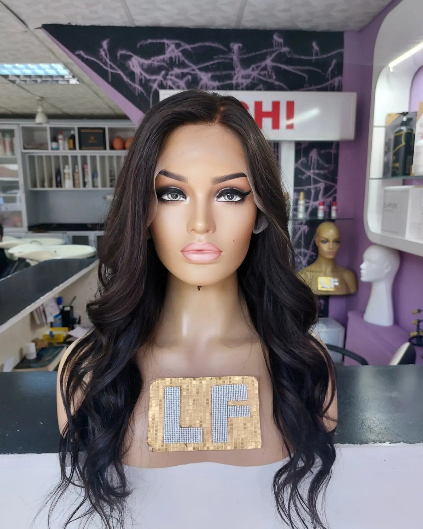 ERIKA KOYU KAHVE DANTEL PERUK ÜNİTESİ