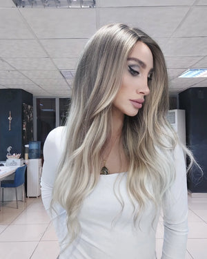 CHIARA AÇIK KÜLLÜ KUMRAL SARIŞIN OMBRELİ DANTEL PERUK ÜNİTESİ
