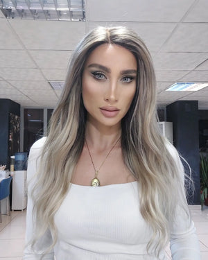 CHIARA AÇIK KÜLLÜ KUMRAL SARIŞIN OMBRELİ DANTEL PERUK ÜNİTESİ