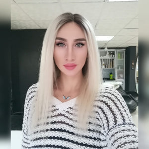 DOLLY PLATIN SARIŞIN DANTEL PERUK ÜNİTESİ