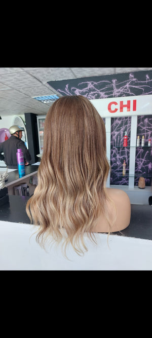 CHERLY SUN KISSES SARIŞIN OMBRELİ DANTEL PERUK ÜNİTESİ